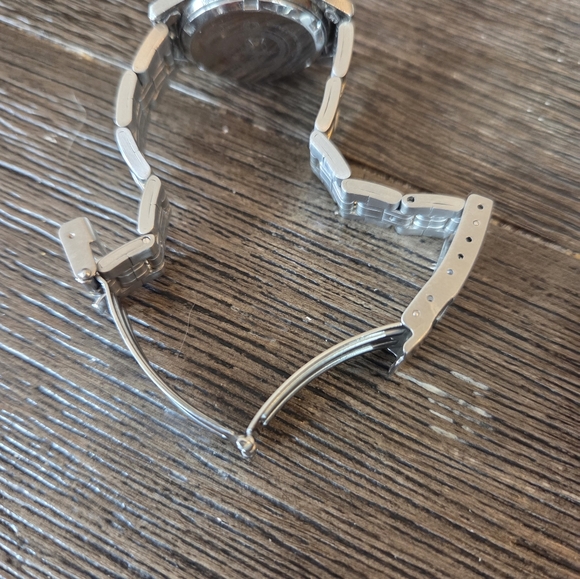 Women's Swiss Wenger Two-Tone Gold and Silver Watch - Picture 5 of 9